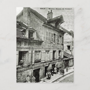 Dole; Geburtshaus  von Louis Pasteur Vintage Post Postkarte