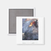 Dolezal Art Products: Abwesenheit Magnet (Vorderseite/Rückseite)