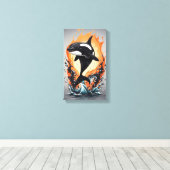 Dolfin Leinwanddruck (Insitu (Holzboden))