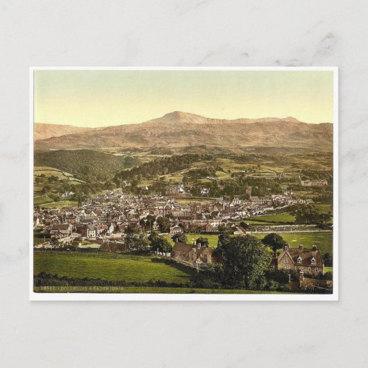 Dolgelly und Cader Idris (d.h. Dolgellau und Cadai Postkarte (Vorderseite)