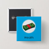 Doljabi Doljanchi Dol 1. erster Geburtstag Button (Vorne & Hinten)