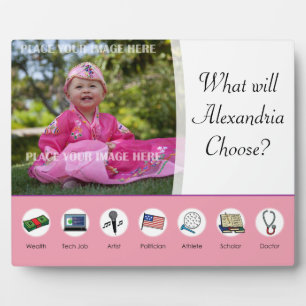 Doljabi Doljanchi Dol 1. erster Geburtstag Fotoplatte