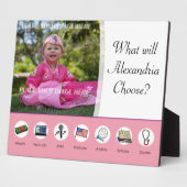 Doljabi Doljanchi Dol 1. erster Geburtstag Fotoplatte (Seite)