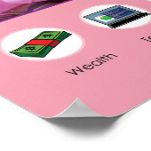 Doljabi Doljanchi Dol Koreanischer 1. Geburtstag Poster (Ecke)