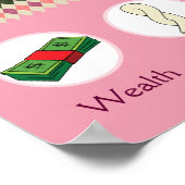 Doljabi Doljanchi Dol Koreanischer 1. Geburtstag Poster (Ecke)