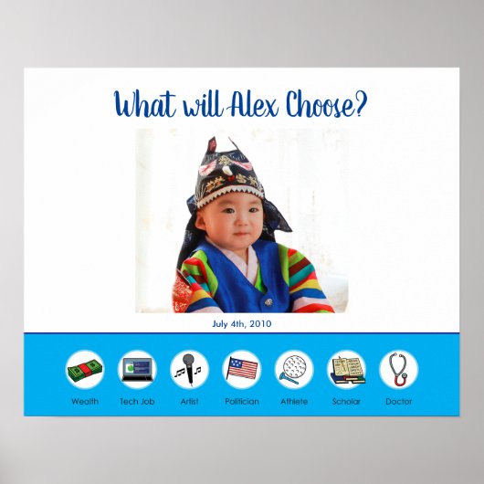 Doljabi Doljanchi Dol Koreanisches erstes Geburtst Poster (Vorne)