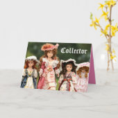 Doll Collector Karte (Gelbe Blume)