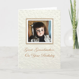 Doll Frances Großmutter Geburtstag Karte