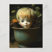 Doll Head Planter Postkarte (Vorderseite)