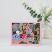 Doll Lady Peru auf Postkarte (Stehend Vorderseite)