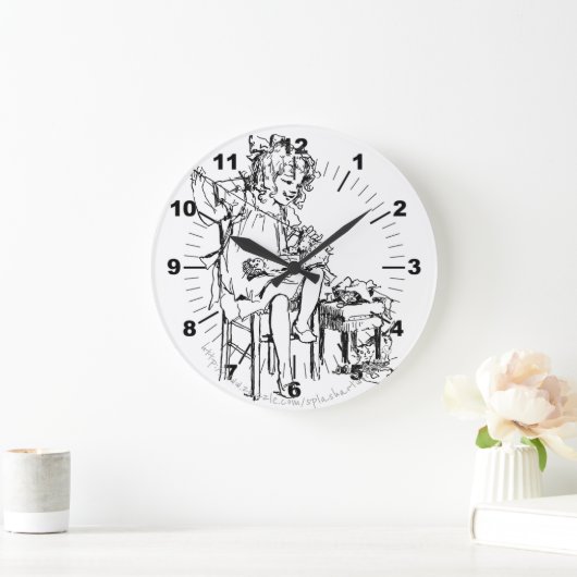 "Doll Maker" Große Wanduhr (Zuhause)