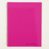 Doll Pink Individuelle Name Planer (Vorderseite)