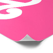 Doll Pink Junggeselinnen-Abschied Foto Prop Poster (Ecke)