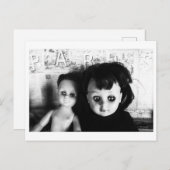 Doll Portrait - Doll sisters Postkarte (Vorne/Hinten)