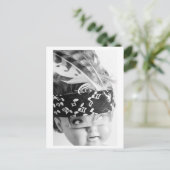 Doll portrait Indian - Mudhead Postkarte (Stehend Vorderseite)