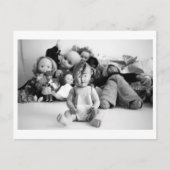 Doll Portrait - Open minded doll Postkarte (Vorderseite)