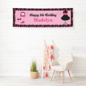 Doll Up Fashion Show Girls Geburtstagsparty Banner (Insitu)
