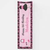 Doll Up Fashion Show Girls Geburtstagsparty Banner (Vertikal)