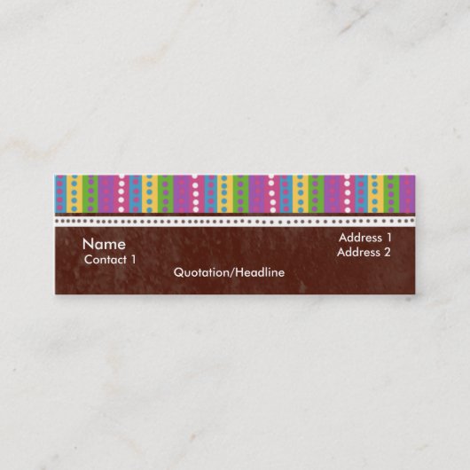 Dolla Mini Visitenkarte (Vorderseite)