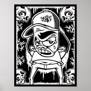 DOLLA/SKULLIE-Plakat Poster