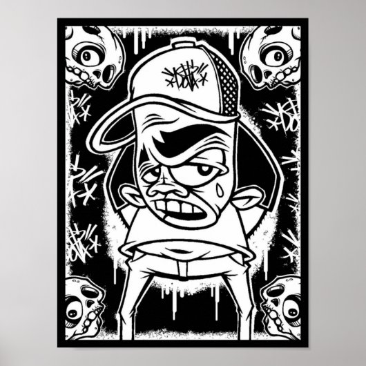 DOLLA/SKULLIE-Plakat Poster (Vorne)