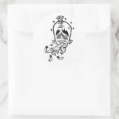 Dolla yok yak1 runder aufkleber (Tasche)