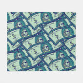 Dollar-Banknoten: Nahtloses Geldmuster Fleecedecke (Vorderseite (Horizontal))
