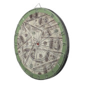 Dollar Bill Dartboard Dartscheibe (Vorderseite rechts)