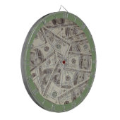 Dollar Bill Dartboard Dartscheibe (Vorderseite Links)