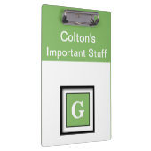 Dollar Bill Top monochromatisch Klemmbrett (Rechts)