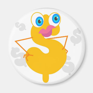 Dollar-Charakter Magnet