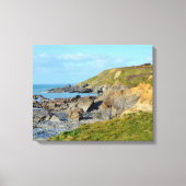 Dollar Cove Cornwall England Poldark Lage Leinwanddruck (Vorderseite)