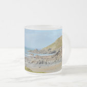 Dollar Cove Cornwall England Poldark Lage Mattglastasse (VorderseiteRechts)