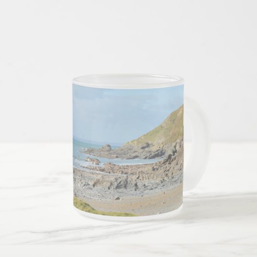 Dollar Cove Cornwall England Poldark Lage Mattglastasse (VorderseiteRechts)