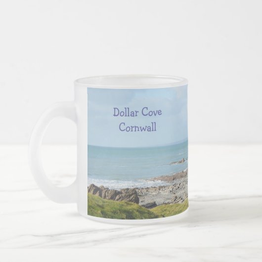 Dollar Cove Cornwall England Poldark Lage Mattglastasse (Links)