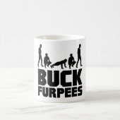 Dollar Furpees -- Burpees Fitness Kaffeetasse (Mittel)
