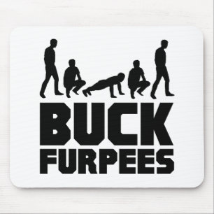 Dollar Furpees -- Burpees Fitness Mousepad