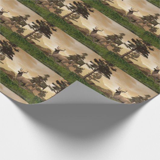 Dollar im Berg Geschenkpapier (Ecke)