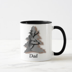 Dollar im Holz-individuellen Namen Tasse