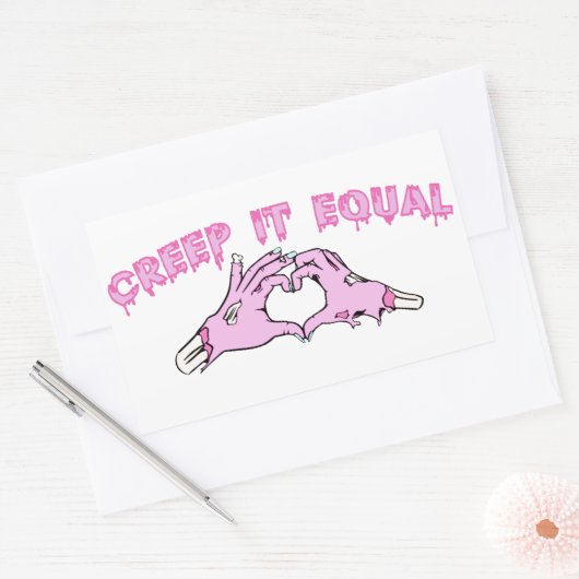 Dollar Is My Sign – Hot Pink Hustle Design Rechteckiger Aufkleber (Umschlag)