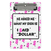 Dollar ist mein Zeichen – Hot Pink Hustle Design