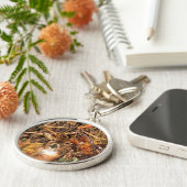 Dollar Jäger-Camouflage-in den weißen Schlüsselanhänger (Seite)