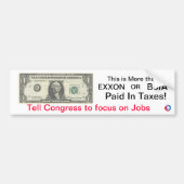 Dollar-Kampagnen-Autoaufkleber Autoaufkleber (Vorne)