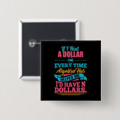 Dollar-Knopf des Button (Vorne & Hinten)