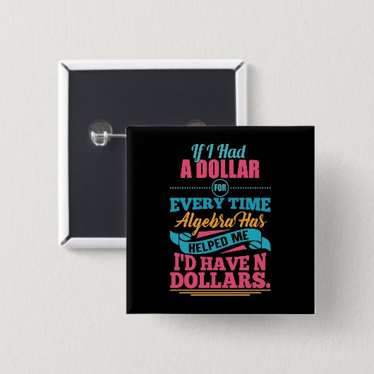 Dollar-Knopf des Button (Vorne & Hinten)