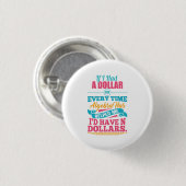 Dollar-Knopf des Button (Vorne & Hinten)