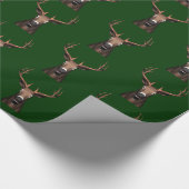 Dollar-Kopf Geschenkpapier (Ecke)