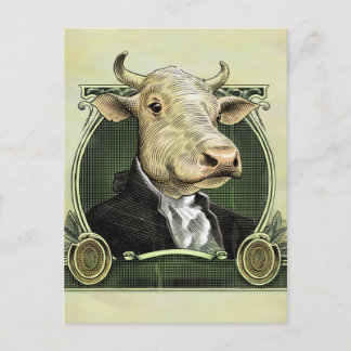 Dollar Kuh Postkarte