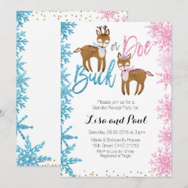 Dollar-oder Damhirschkuh-Geschlecht decken Einladung