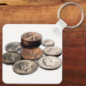 Dollar-Papier Schlüsselanhänger (Rückseite)